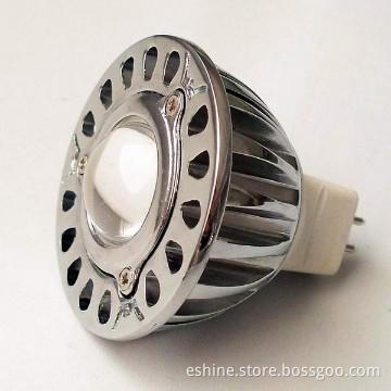 White aluminum LED spotlight, 3*1W white or warm white CE GS GOST CB